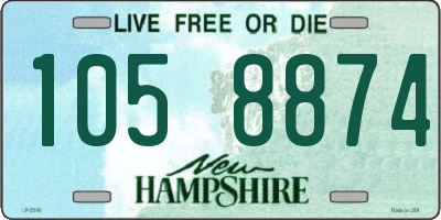 NH license plate 1058874