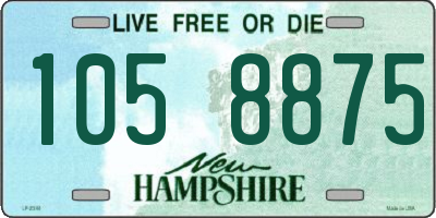NH license plate 1058875