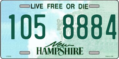 NH license plate 1058884