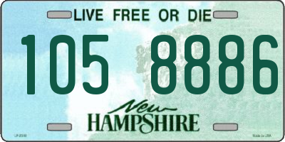 NH license plate 1058886