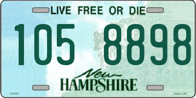NH license plate 1058898