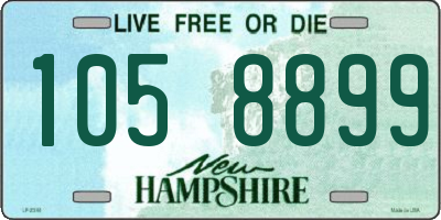 NH license plate 1058899