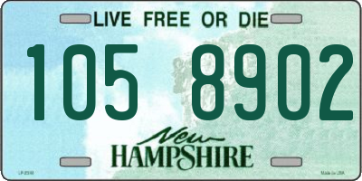 NH license plate 1058902