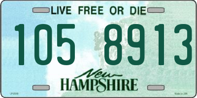 NH license plate 1058913