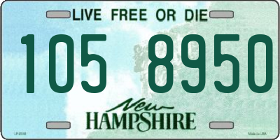 NH license plate 1058950