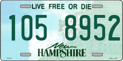 NH license plate 1058952