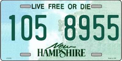 NH license plate 1058955
