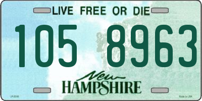NH license plate 1058963