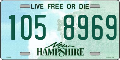 NH license plate 1058969