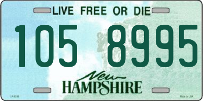 NH license plate 1058995