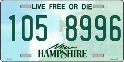 NH license plate 1058996