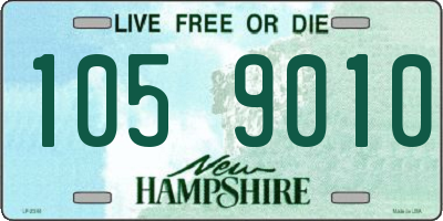 NH license plate 1059010