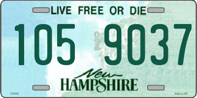 NH license plate 1059037