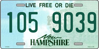 NH license plate 1059039