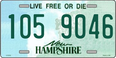 NH license plate 1059046