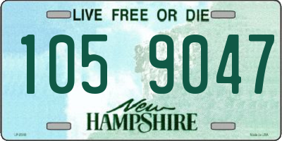 NH license plate 1059047