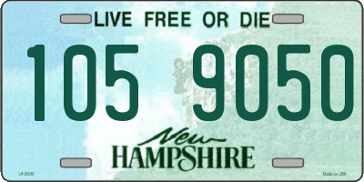 NH license plate 1059050