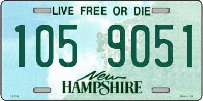 NH license plate 1059051