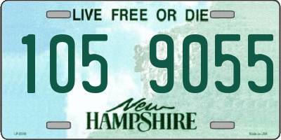 NH license plate 1059055