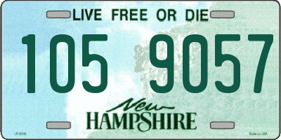 NH license plate 1059057