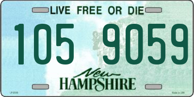 NH license plate 1059059