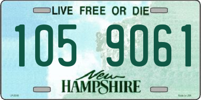 NH license plate 1059061