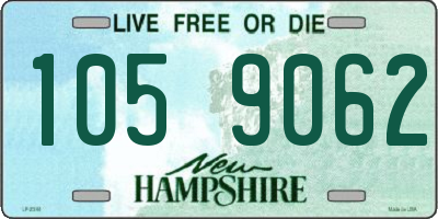 NH license plate 1059062