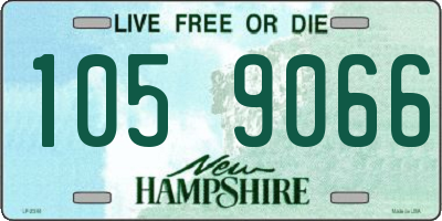 NH license plate 1059066