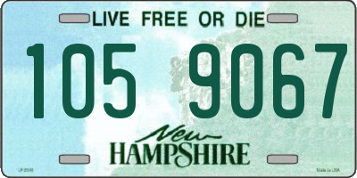 NH license plate 1059067