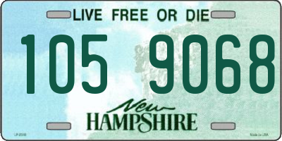NH license plate 1059068