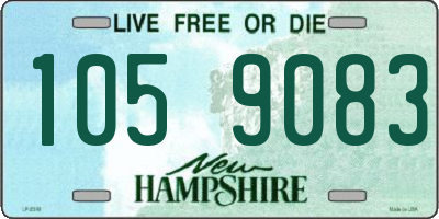 NH license plate 1059083