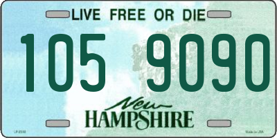 NH license plate 1059090