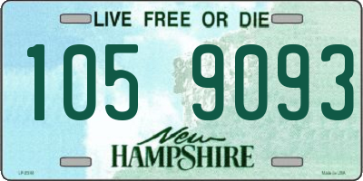 NH license plate 1059093