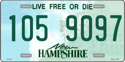 NH license plate 1059097