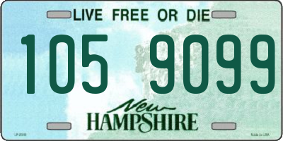 NH license plate 1059099