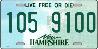 NH license plate 1059100
