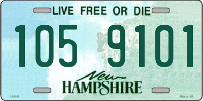NH license plate 1059101