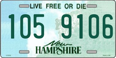 NH license plate 1059106