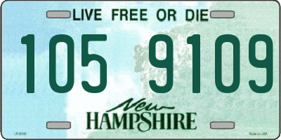 NH license plate 1059109