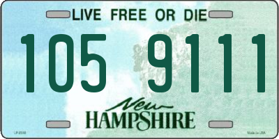 NH license plate 1059111