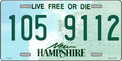 NH license plate 1059112