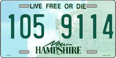 NH license plate 1059114