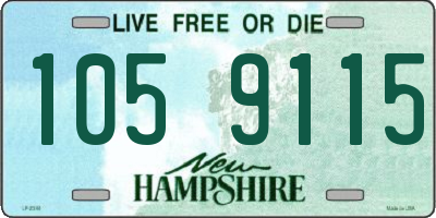 NH license plate 1059115