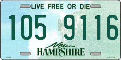 NH license plate 1059116