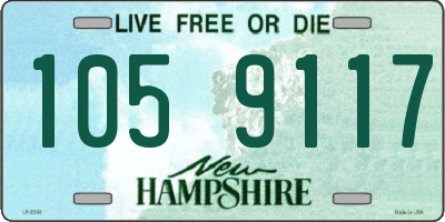 NH license plate 1059117