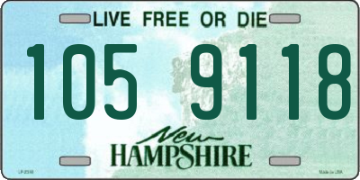 NH license plate 1059118