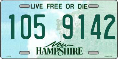 NH license plate 1059142