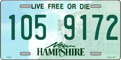 NH license plate 1059172
