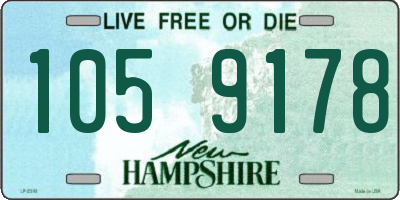 NH license plate 1059178