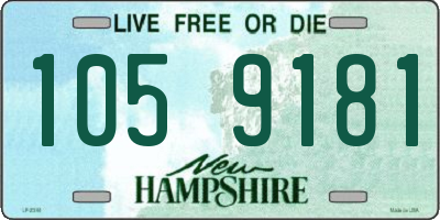 NH license plate 1059181